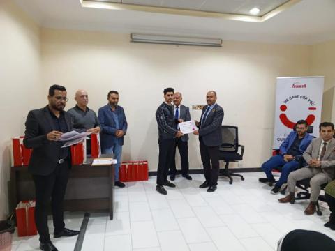 The Center for Continuing Education participates in the closing ceremony of the job training program for Asia Cell Communications Company