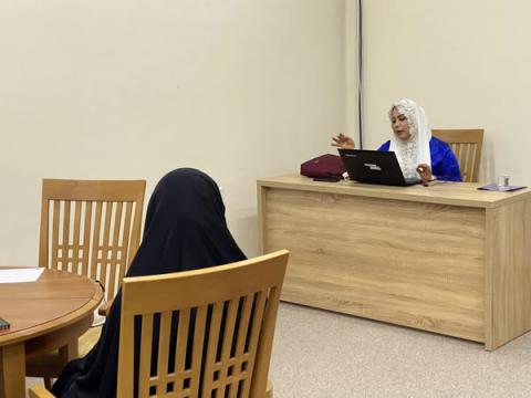 أقام مركز التعليم المستمر في الجامعة ورشة عمل تدريبية بعنوان:“التخطيط الأكاديمي وإعداد المناهج والمقررات”