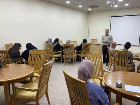 أقام مركز التعليم المستمر ورشة عمل تدريبية بعنوان:“سلوك العمل الحضور والانصراف والقوانين الداخلية”