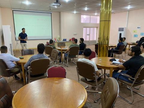 Firefighting basics in a training course organized by Southern Technical University.